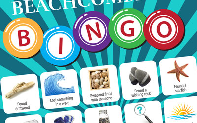 Beach Bingo Cards on Bingo Baker