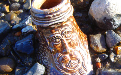 Mudlarking: Bellarmine Jugs and Witch Bottles